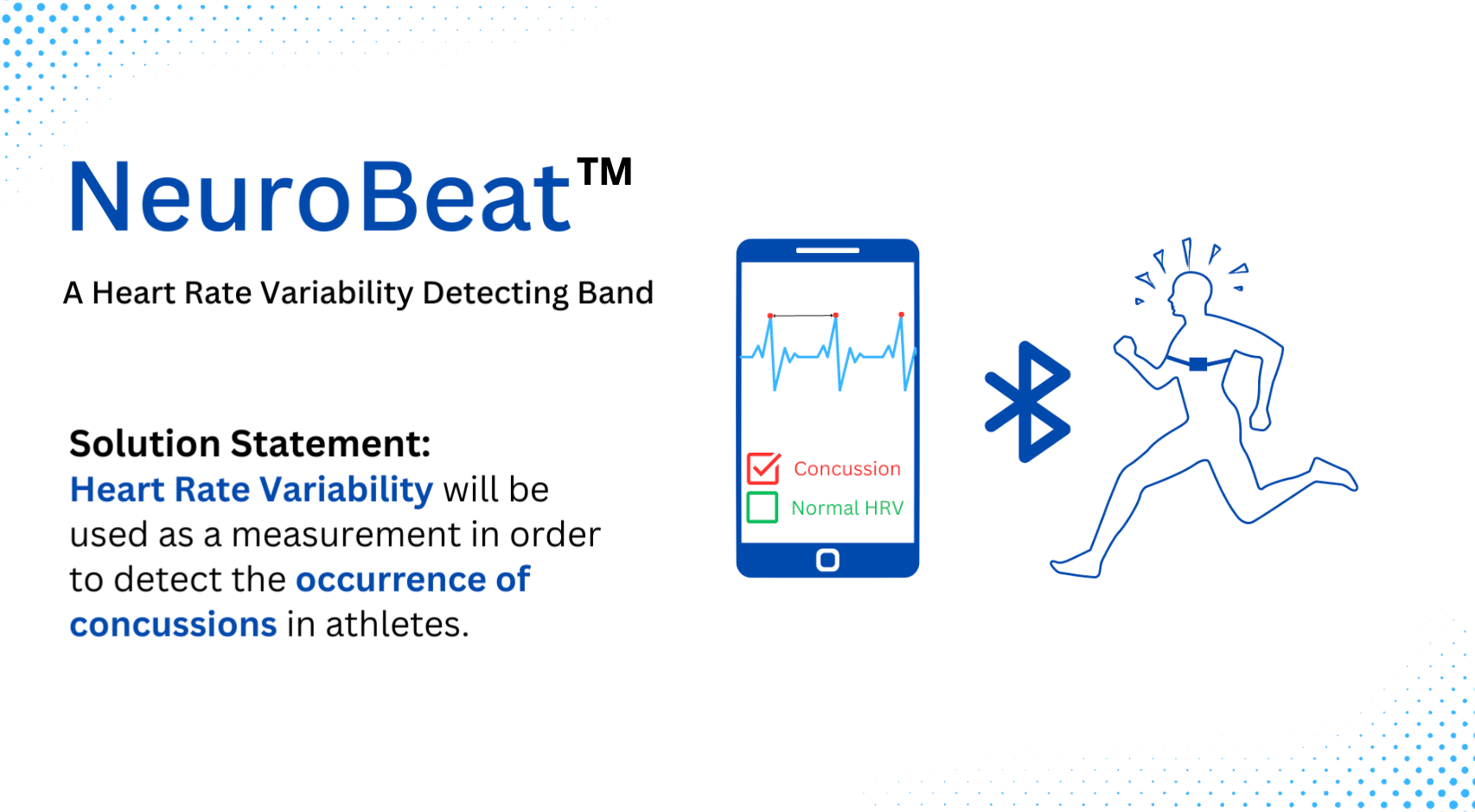 Image of the NeuroBeat heart rate variability detecting band